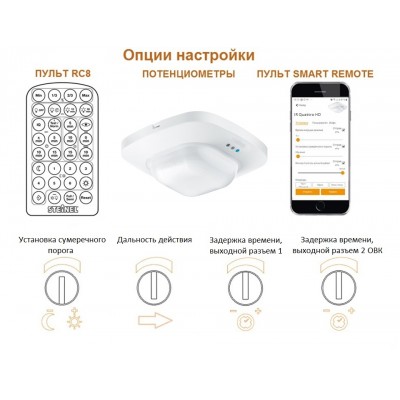 STEINEL Датчик присутствия IR Quattro HD COM2 STEINEL Датчик присутствия IR Quattro HD COM2