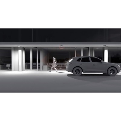 STEINEL Уличный светильник DL Vario Quattro PRO LED NW PMMA silver STEINEL Уличный светильник DL Vario Quattro PRO LED NW PMMA silver