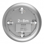 STEINEL Уличный светильник DL Vario Quattro PRO LED NW PMMA silver STEINEL Уличный светильник DL Vario Quattro PRO LED NW PMMA silver