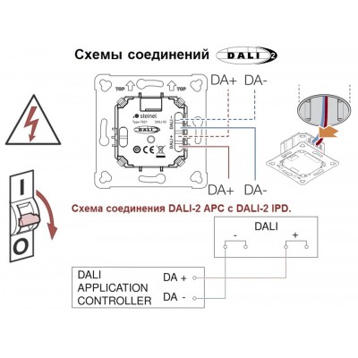 STEINEL Высокочастотный датчик присутствия Hallway DALI-2 IPD UP STEINEL Высокочастотный датчик присутствия Hallway DALI-2 IPD UP