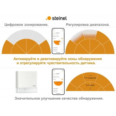 STEINEL Датчик движения IS 180 digi HD white STEINEL Датчик движения IS 180 digi HD white
