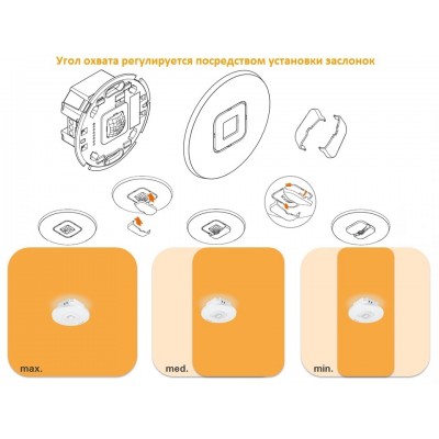 STEINEL Датчик присутствия IR Micro Office 6м DALI APC UP STEINEL Датчик присутствия IR Micro Office 6м DALI APC UP