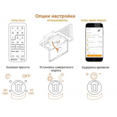 STEINEL Прожектор светодиодный XLED PRO ONE S anthracite STEINEL Прожектор светодиодный XLED PRO ONE S anthracite