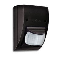 STEINEL IS 2160 605919 IP 54 black / инфракрасный датчик движения настенный, накладной Steinel
