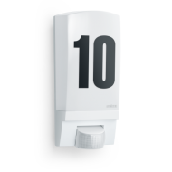 STEINEL L 1 650513 IP 54 white / policarbonat matt светильник с датчиком движения уличный E27 1х60 Вт Steinel